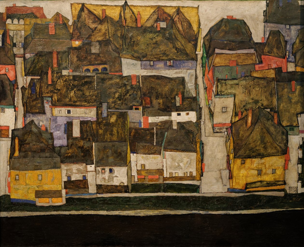 Die kleine Stadt von Egon Schiele