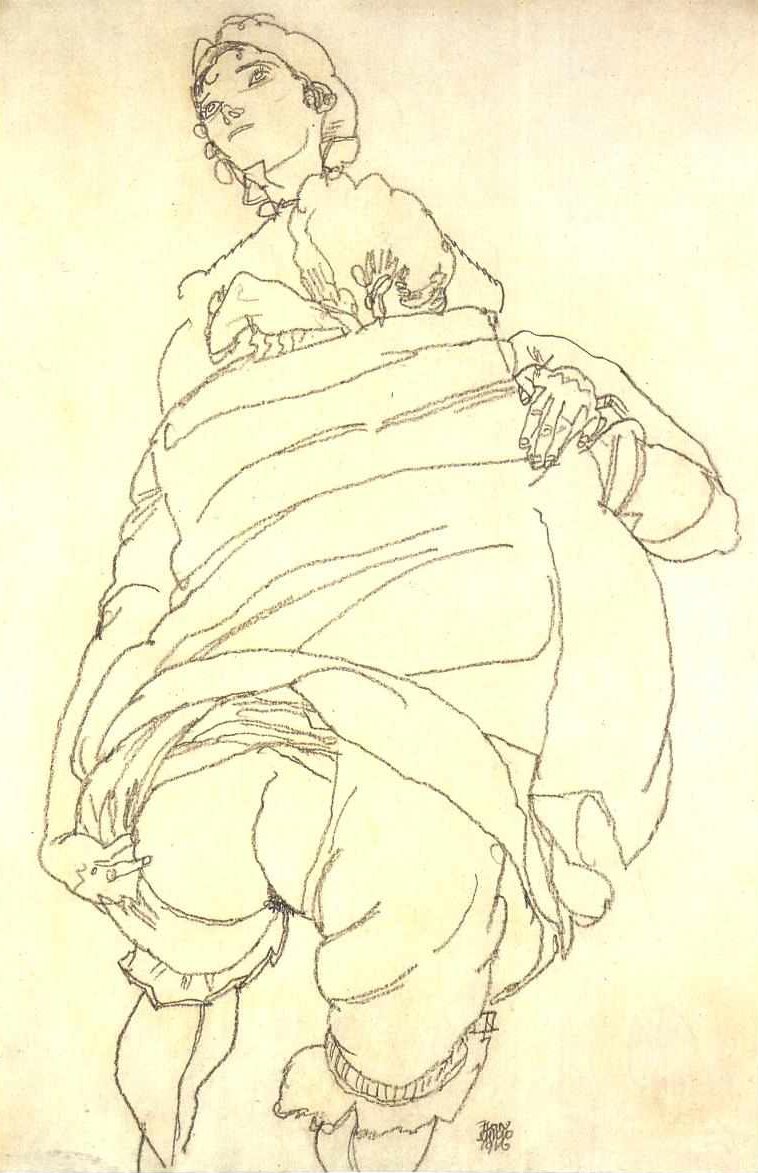 Lesbisches Paar von Egon Schiele