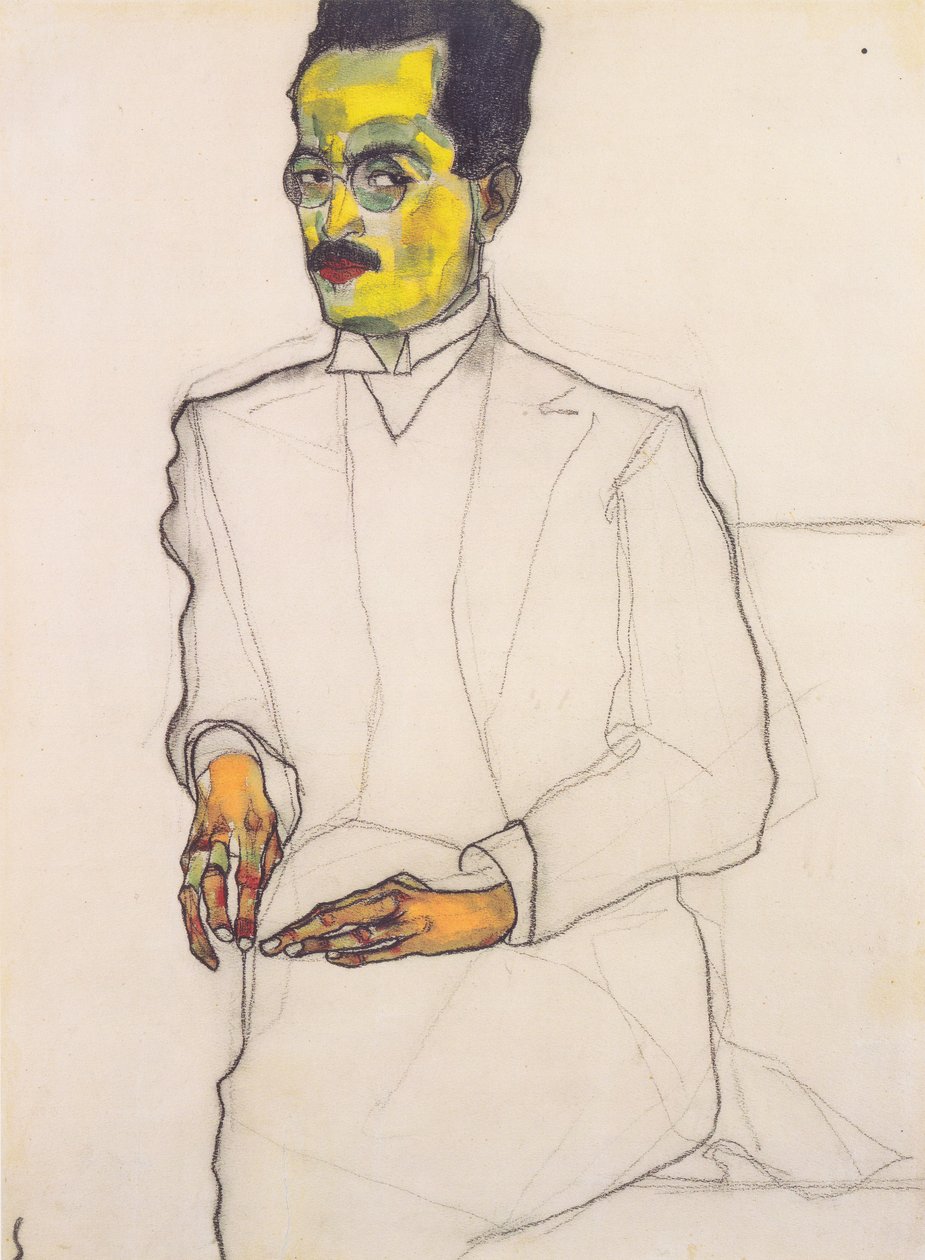 Porträt eines Herren von Egon Schiele