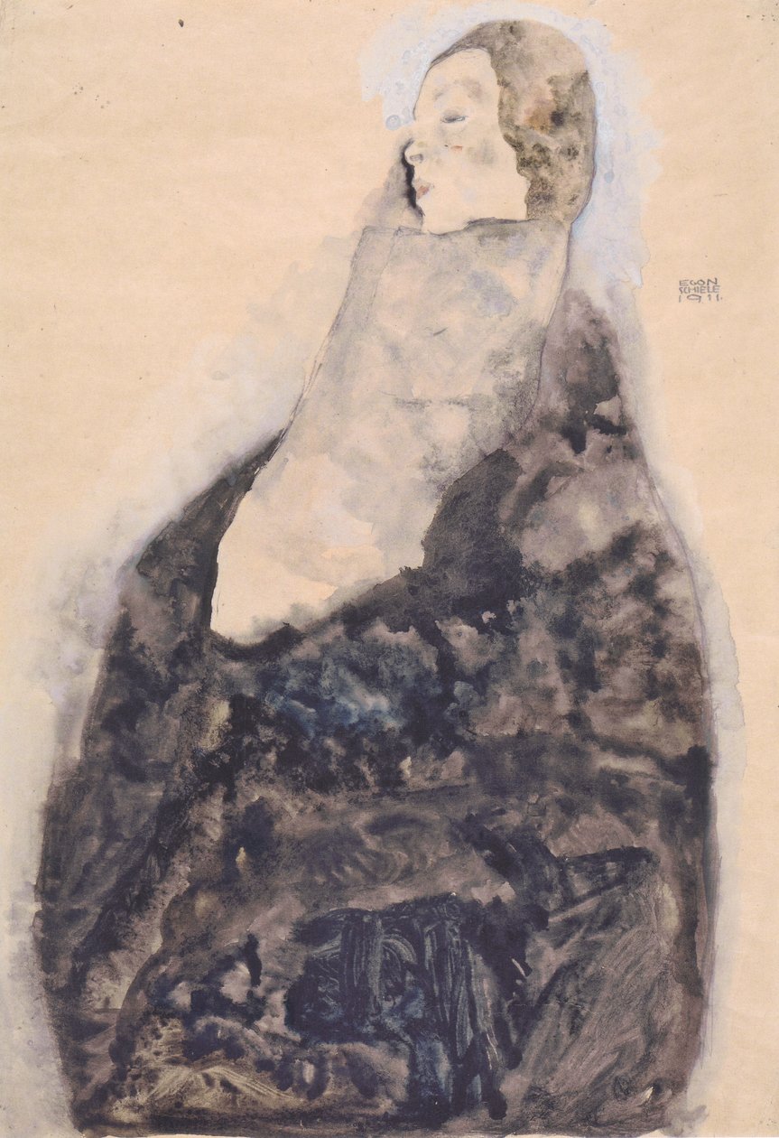 Schlafende von Egon Schiele