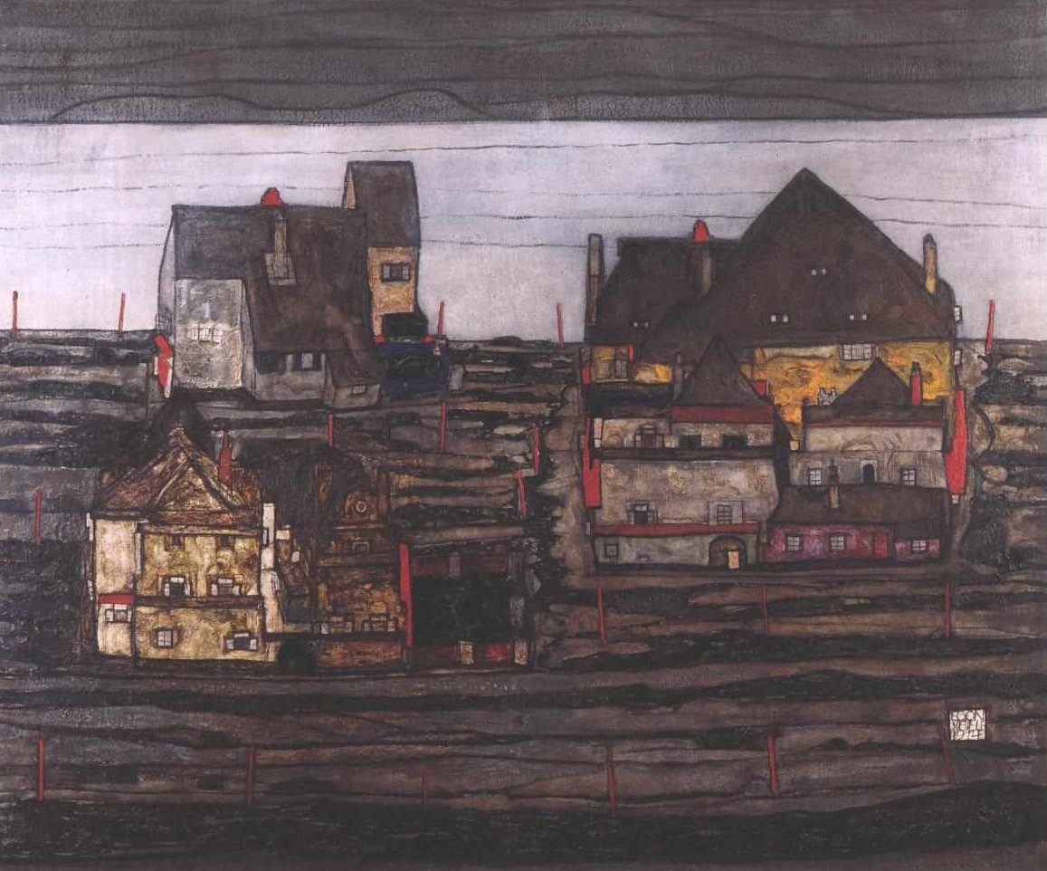 Vorstadt von Egon Schiele