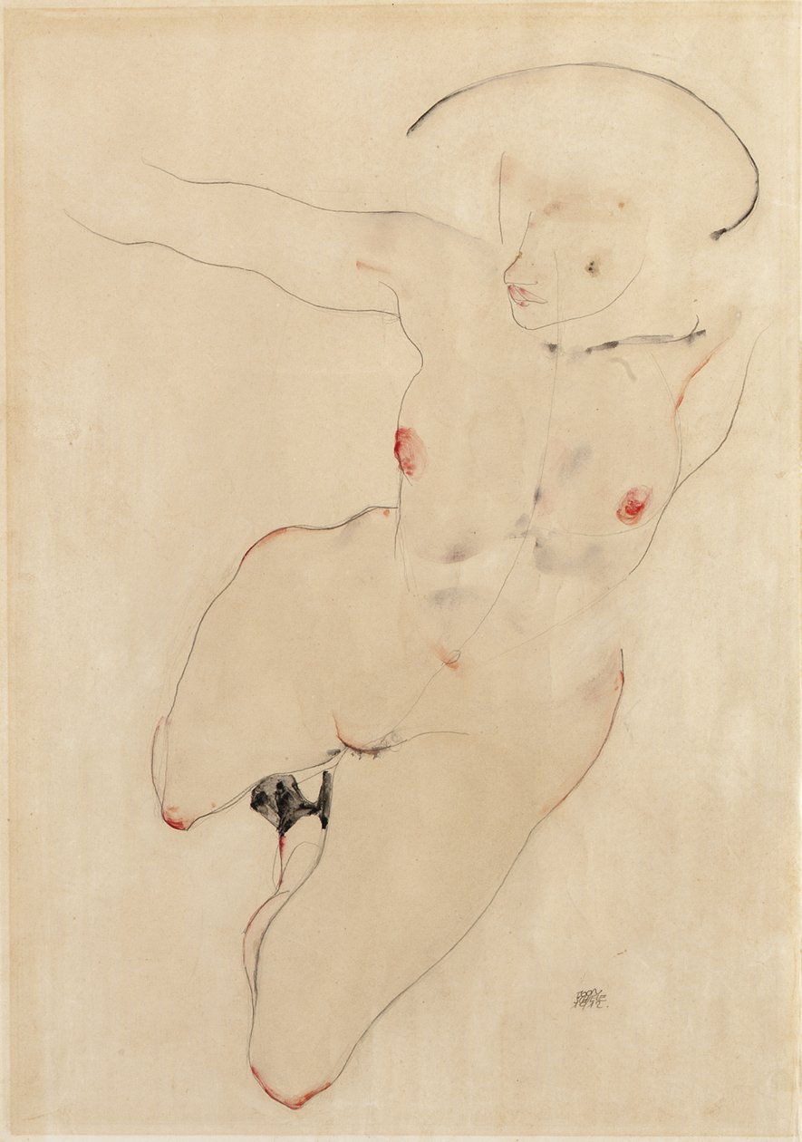 Weiblicher Akt, 1912 von Egon Schiele