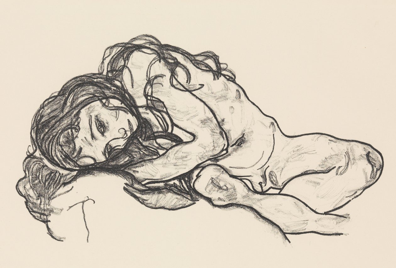 Mädchen, 1918 von Egon Schiele