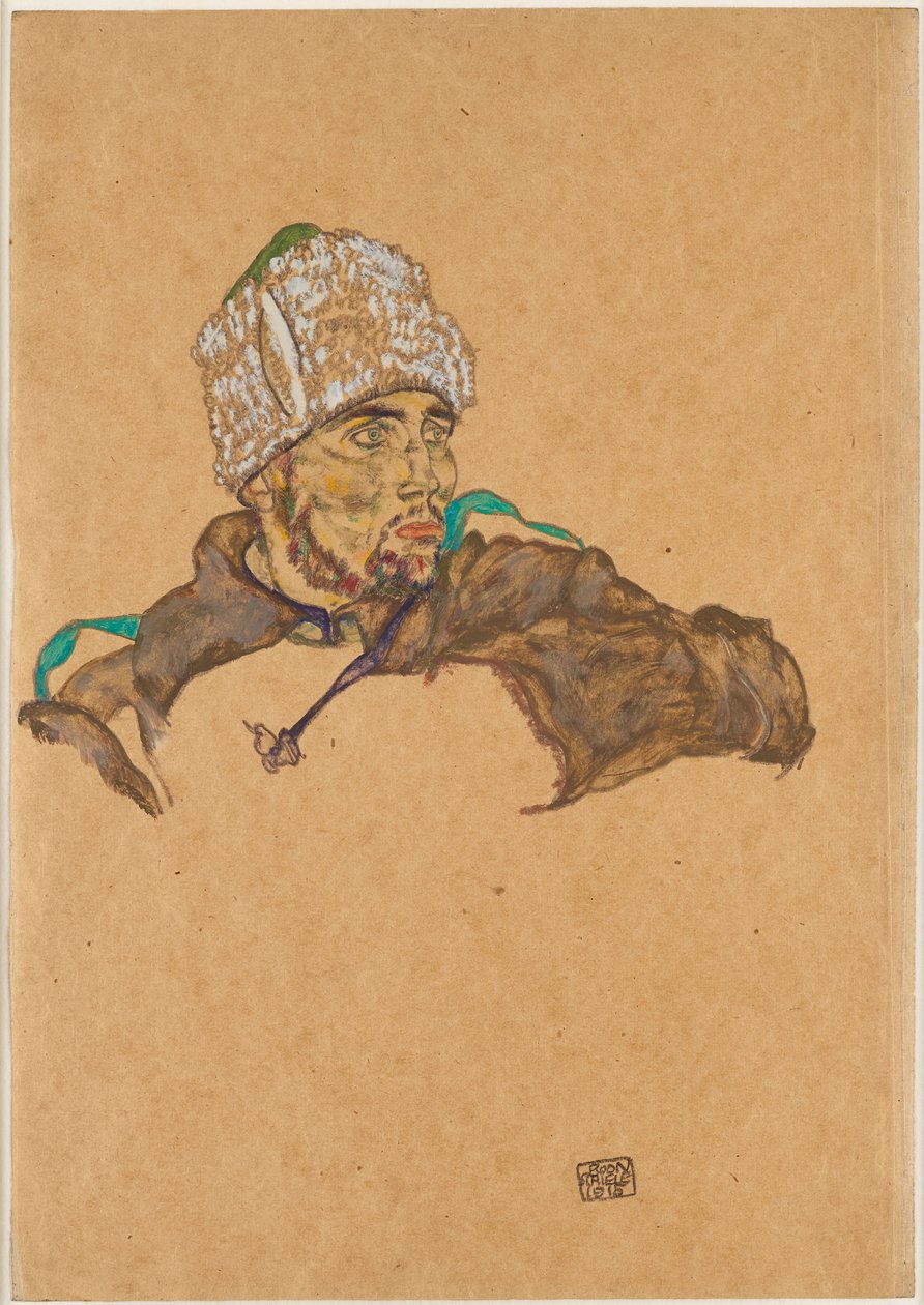 Russischer Kriegsgefangener, 1915 von Egon Schiele