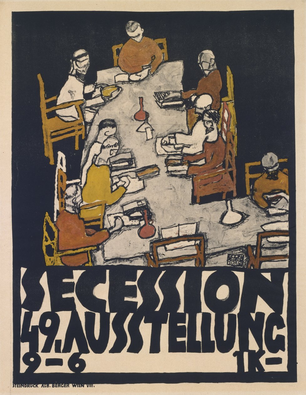 Secession 49. Ausstellung, 1918 von Egon Schiele