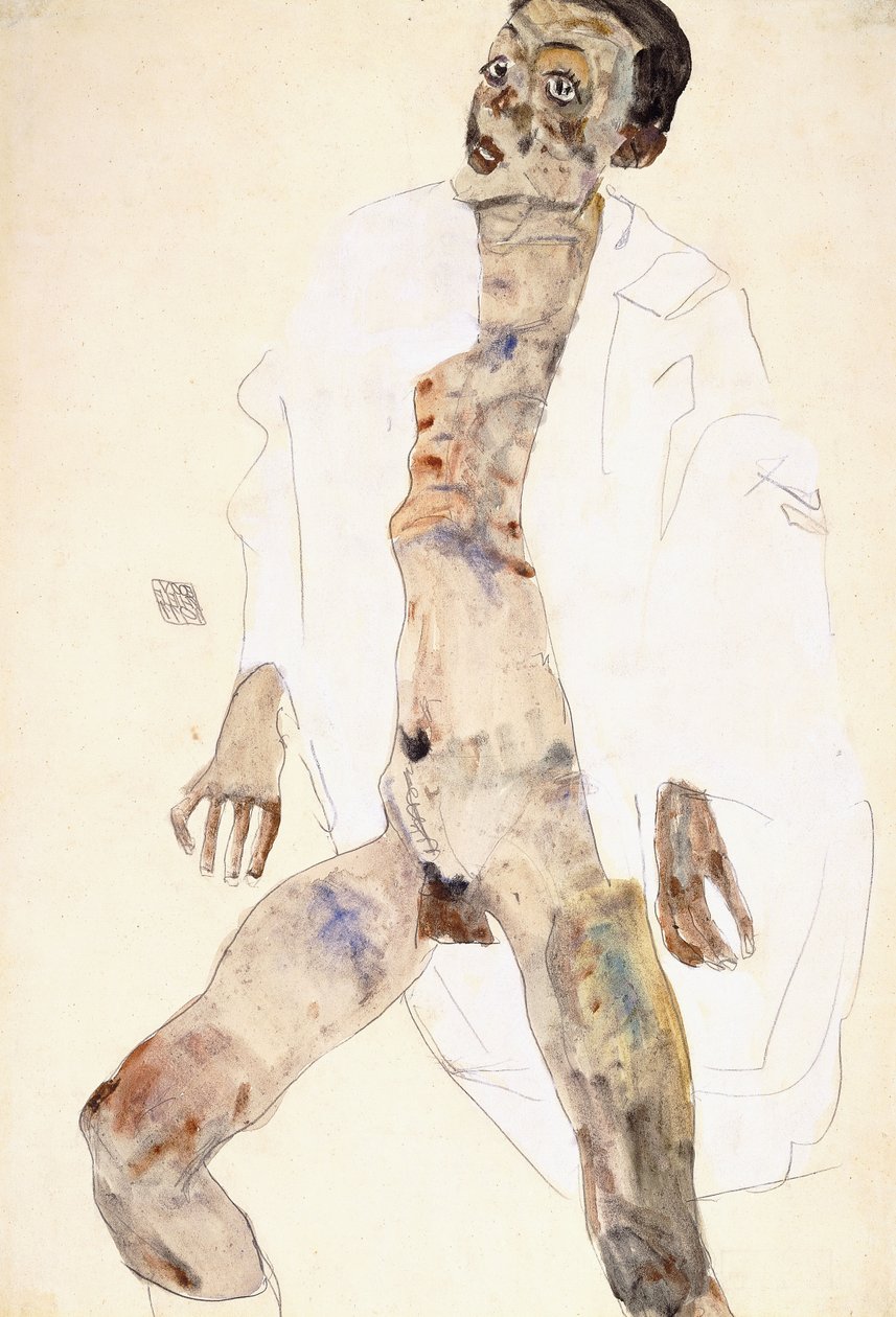Stehender Mann von Egon Schiele