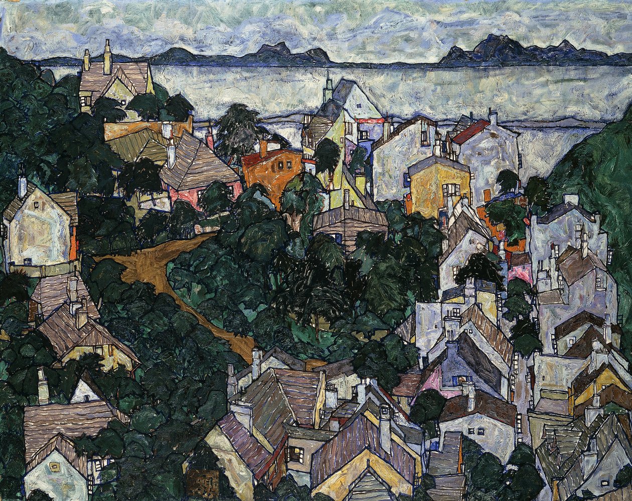 Sommerlandschaft von Egon Schiele