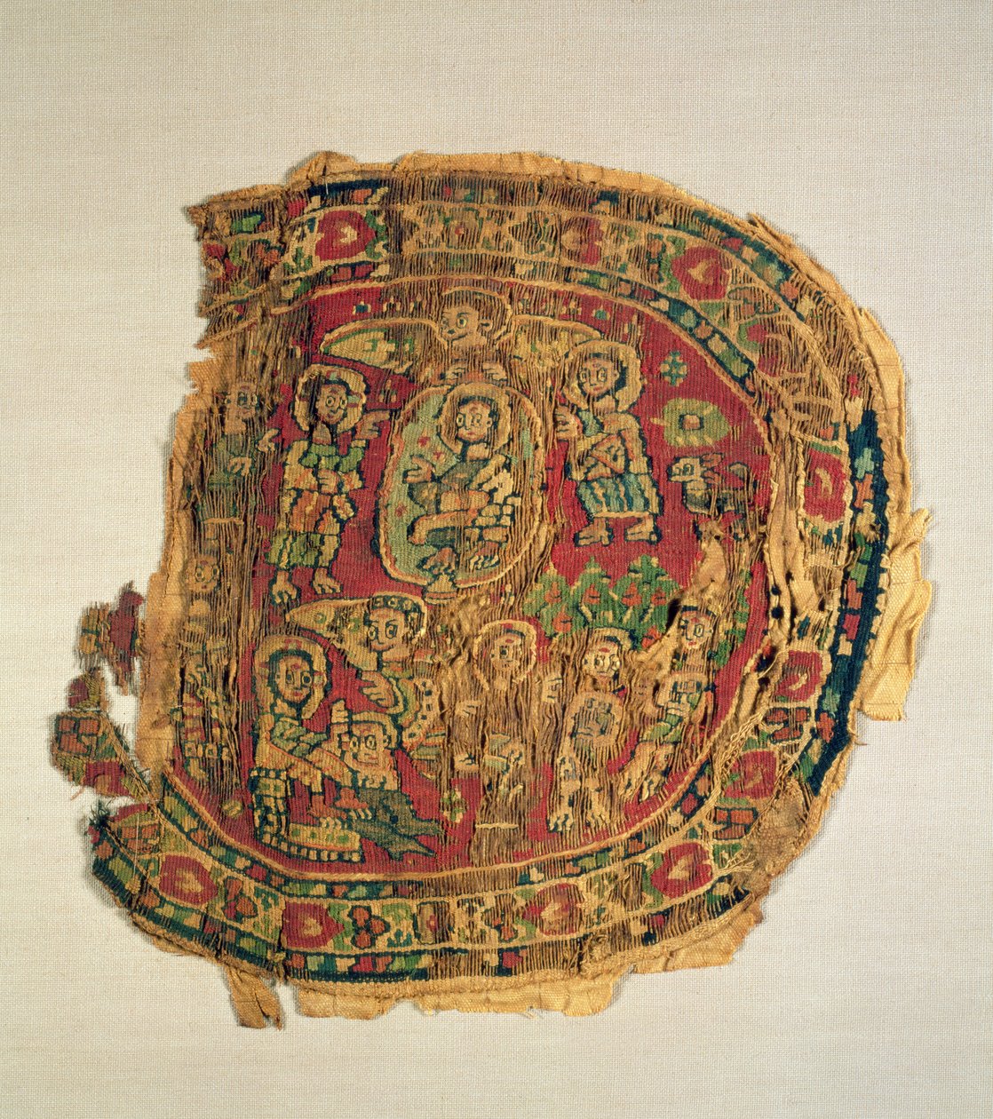 Teppich mit Darstellungen von Heiligen, ägyptisch, koptische Periode, 4.-12. Jahrhundert von Egyptian