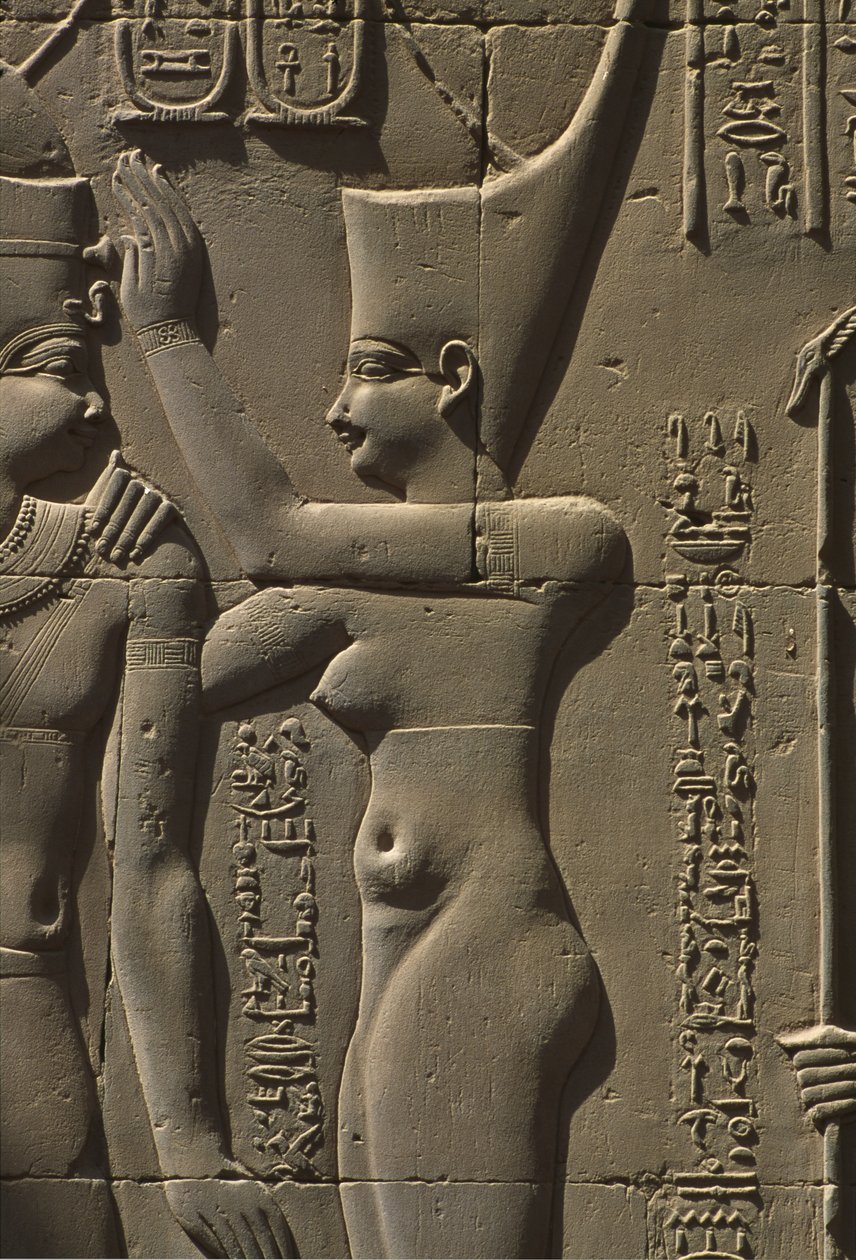 Detail eines Reliefs von Egyptian