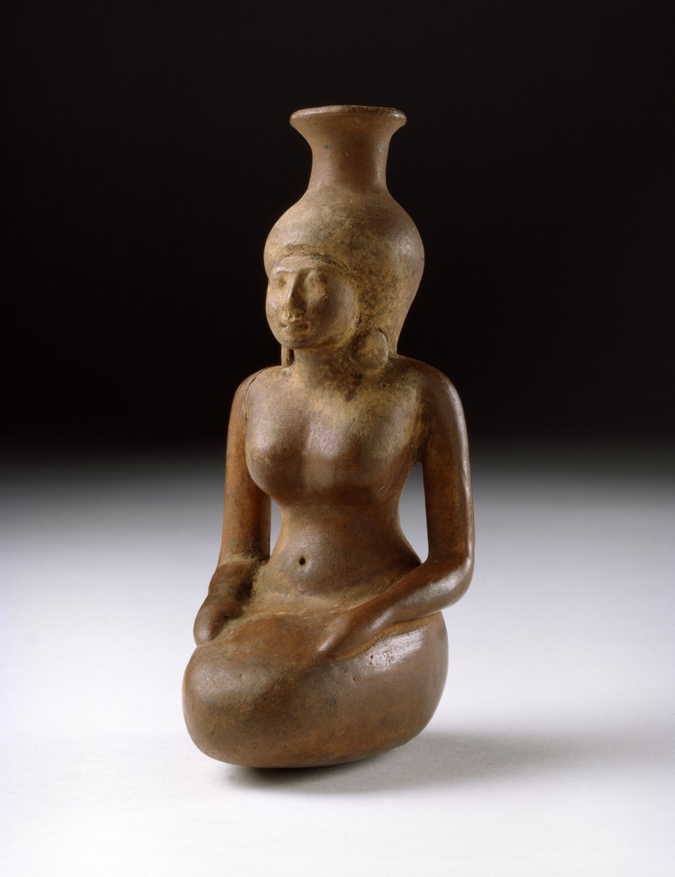 Gefäß in Form eines Mädchens (Detail) von Egyptian