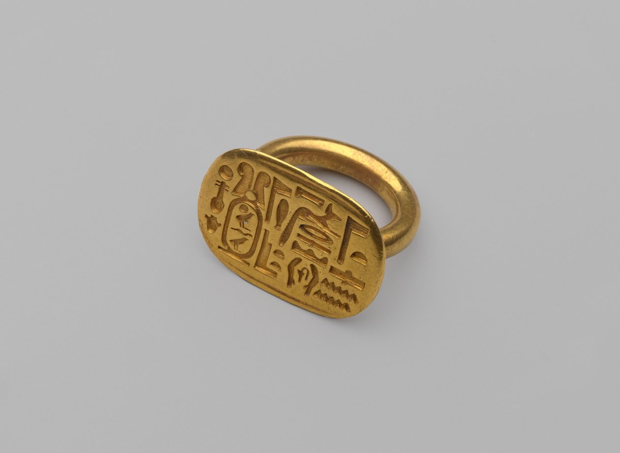 Siegelring, ca. 664-404 v. Chr. von Egyptian