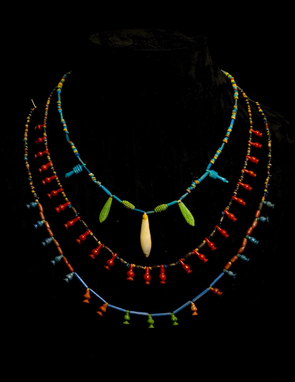 Perlenketten, Neues Reich (Faience) von Egyptian 18th Dynasty