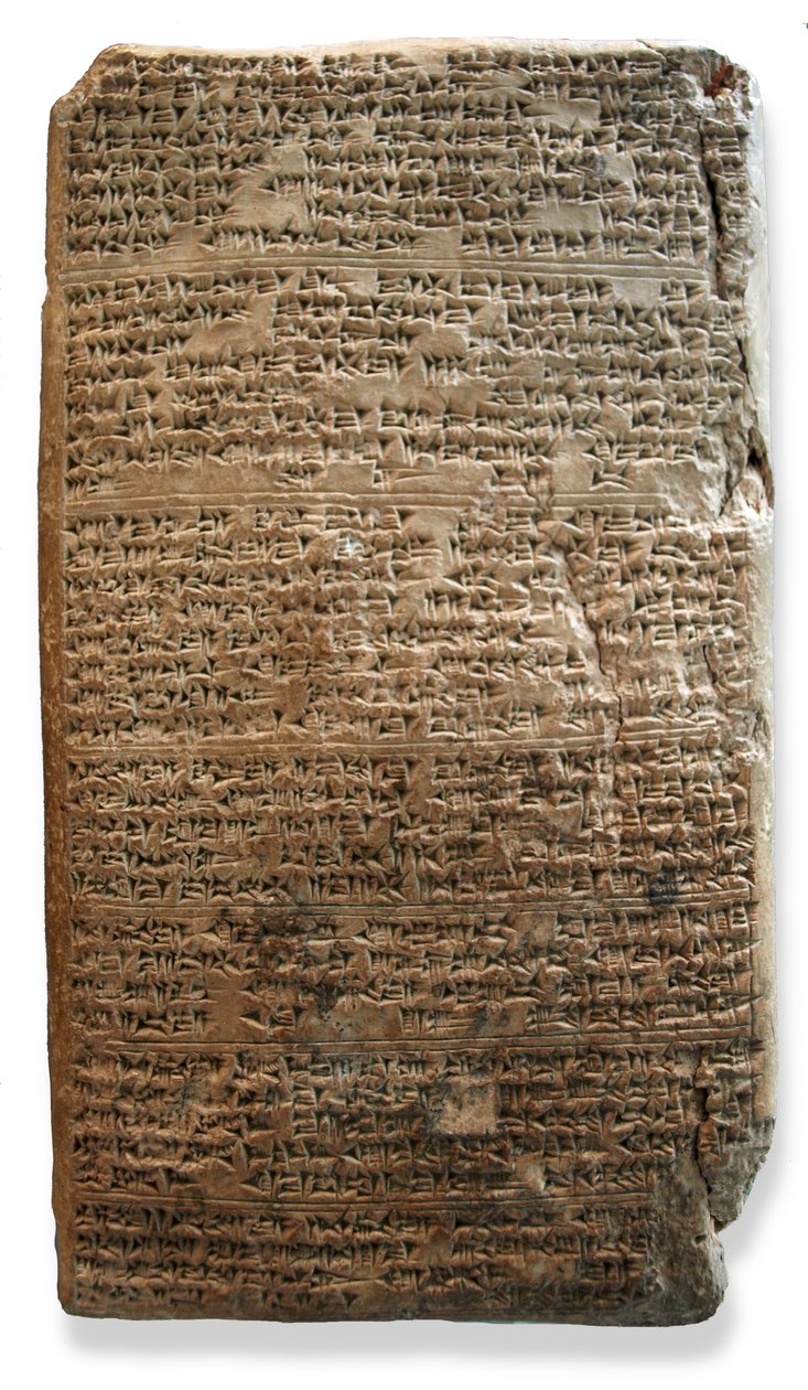El-Amarna-Tafel, ca. 1350 v. Chr. (Ton) von Egyptian 18th Dynasty