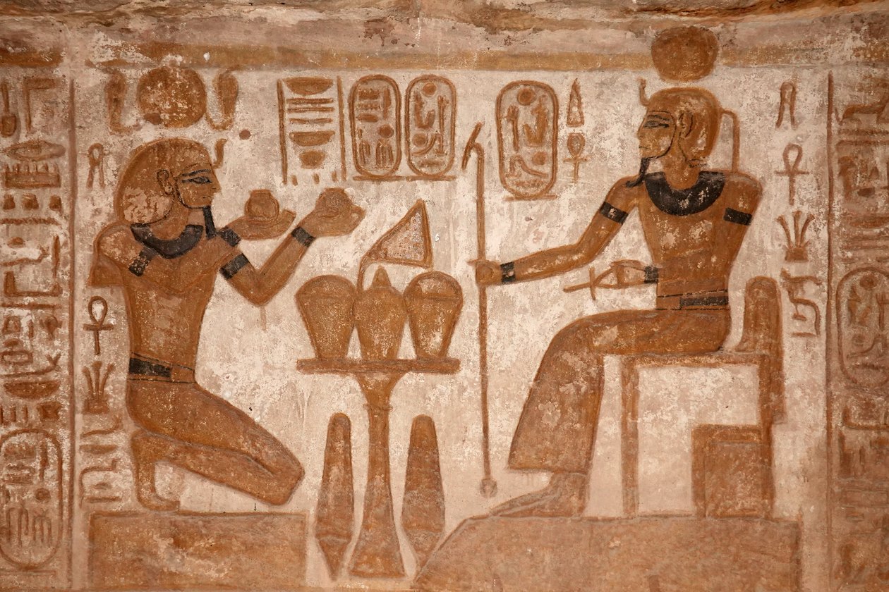 Der große Tempel von Abu Simbel von Egyptian Egyptian