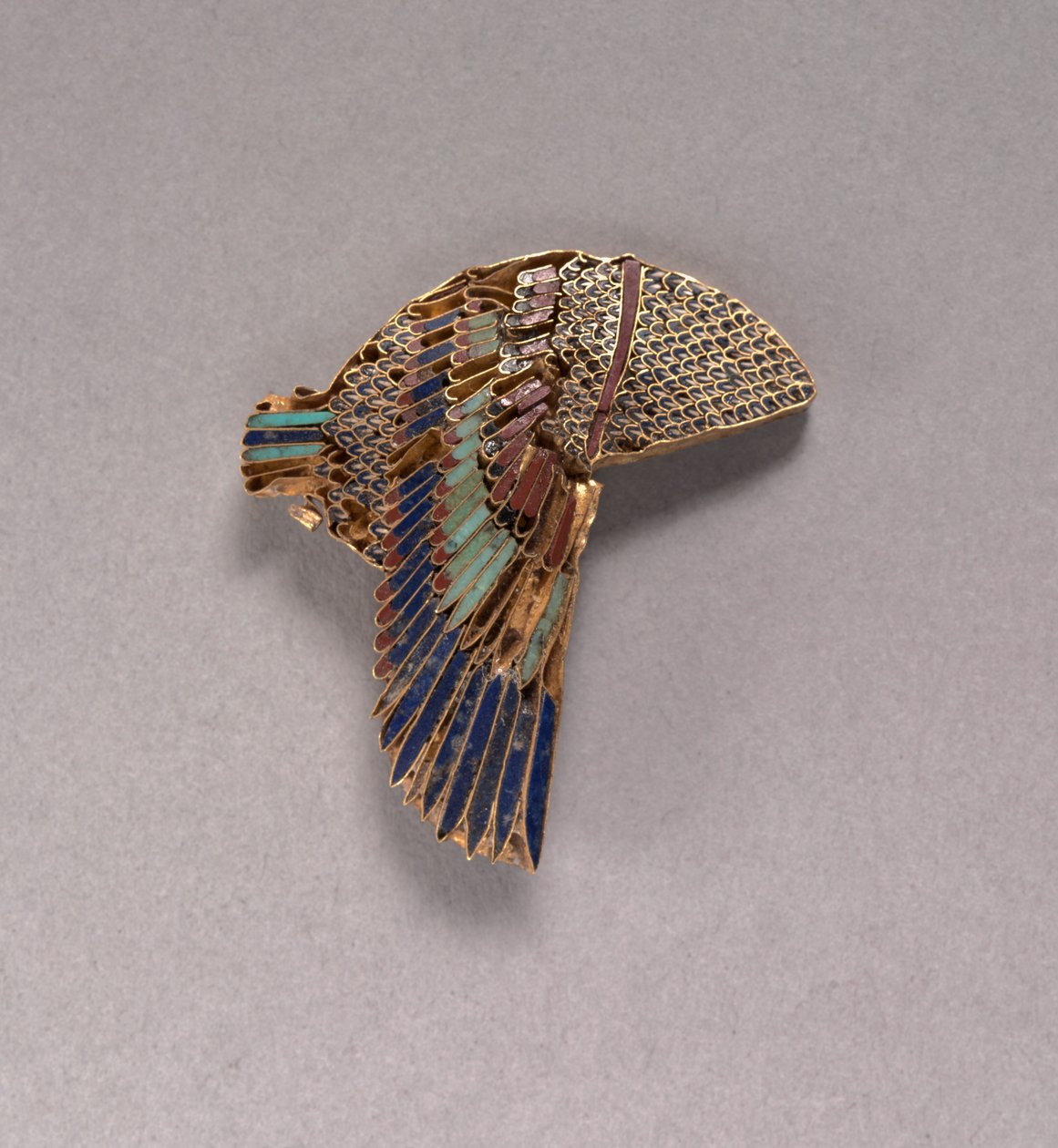Geierkopfschmuck-Einlage, 100-1 v. Chr. von Egyptian Ptolemaic Period