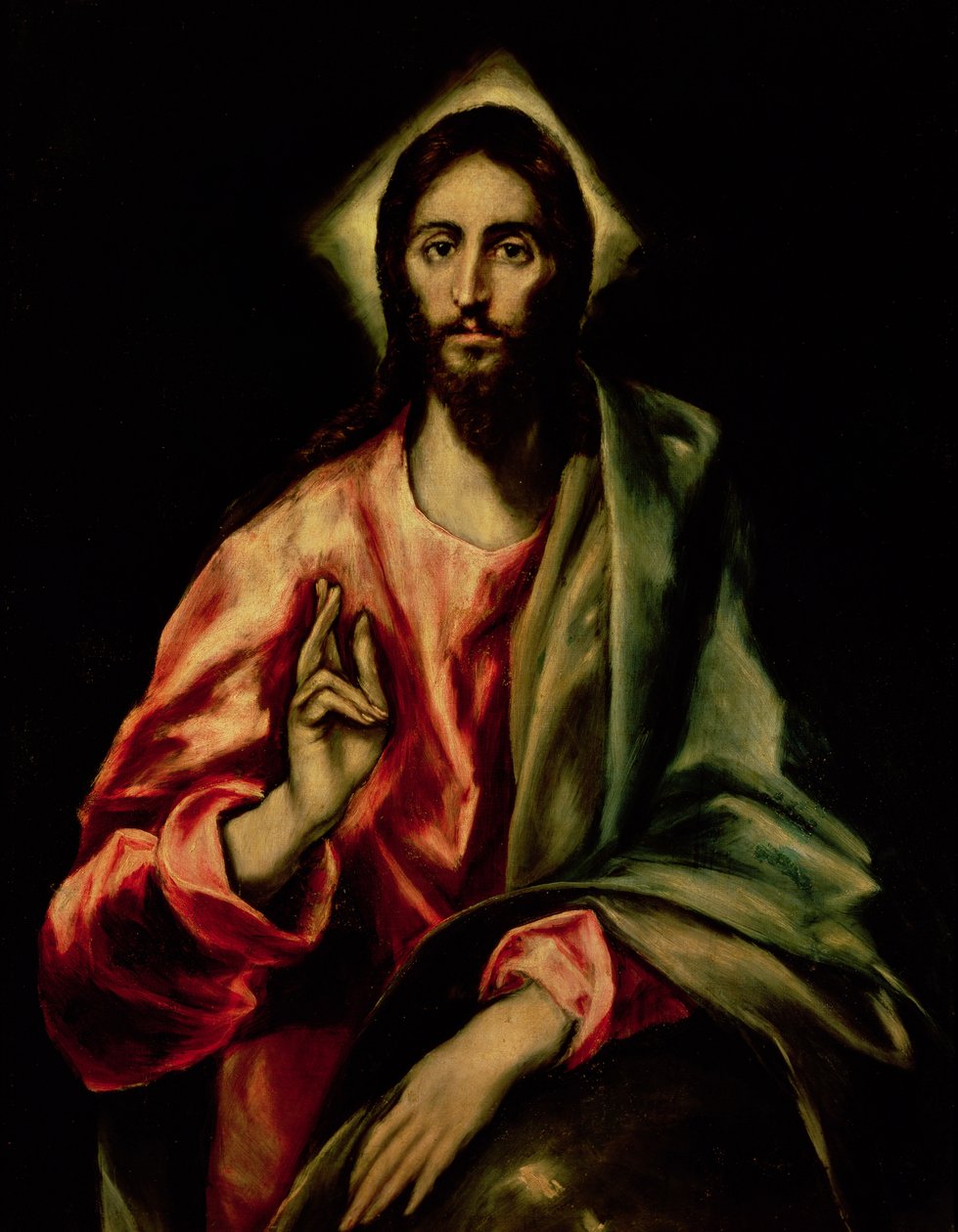 Christus segnet von El Greco