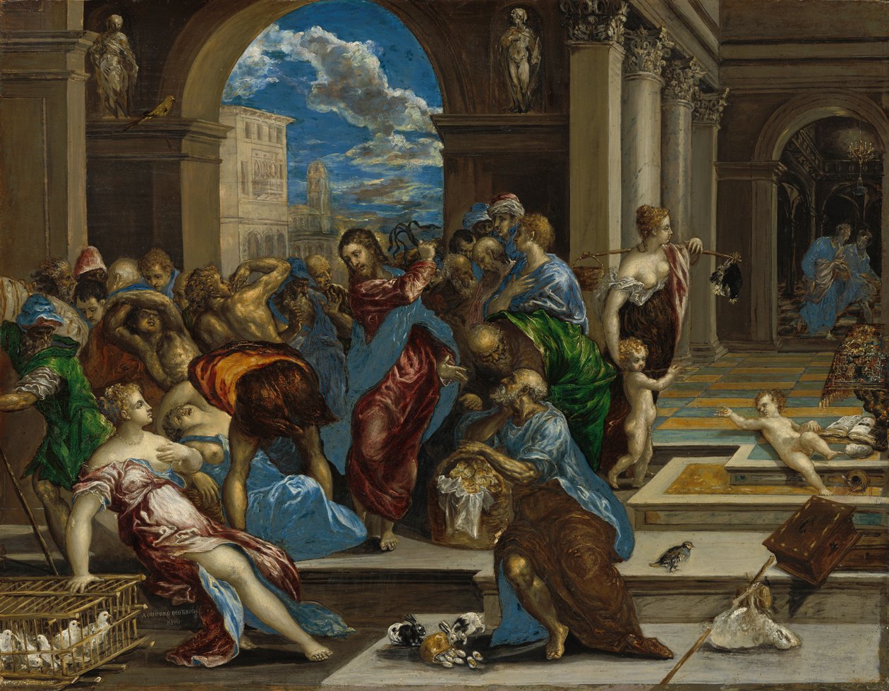 Christus reinigt den Tempel von El Greco