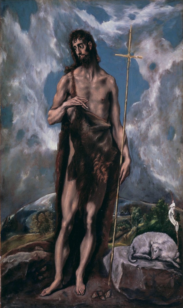 Johannes der Täufer von El Greco