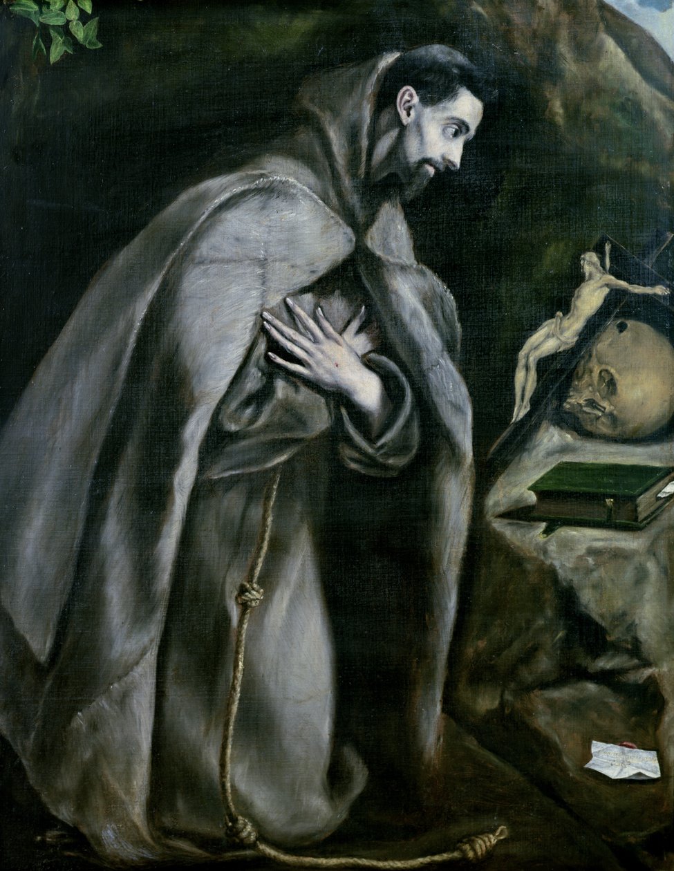 St. Franziskus von Assisi, 1580-95 von El Greco