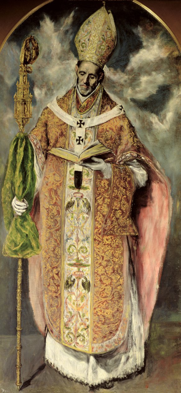 St. Ildefonso (607-667) 1605-1610 von El Greco