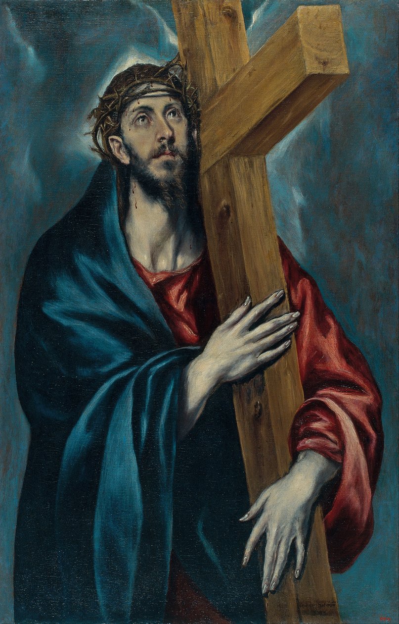 Christus trägt das Kreuz von El Greco