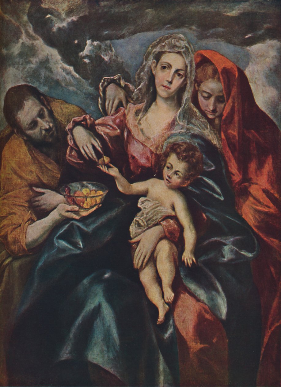 Heilige Familie, um 1590, 1938 von El Greco