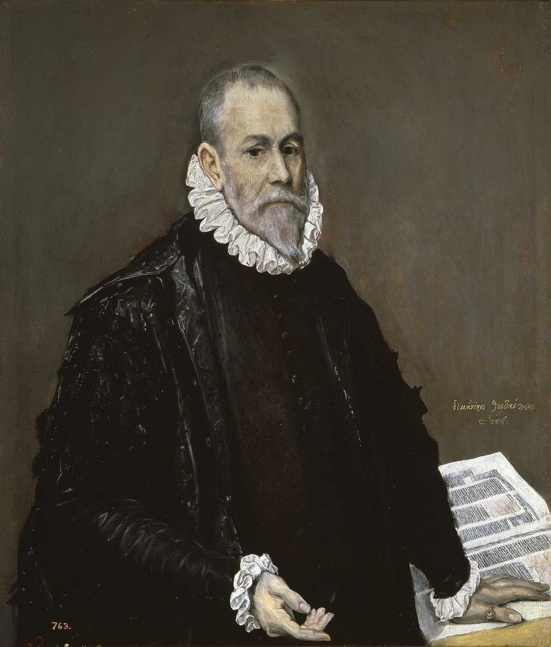Porträt eines Arztes, 1582-1585 von El Greco