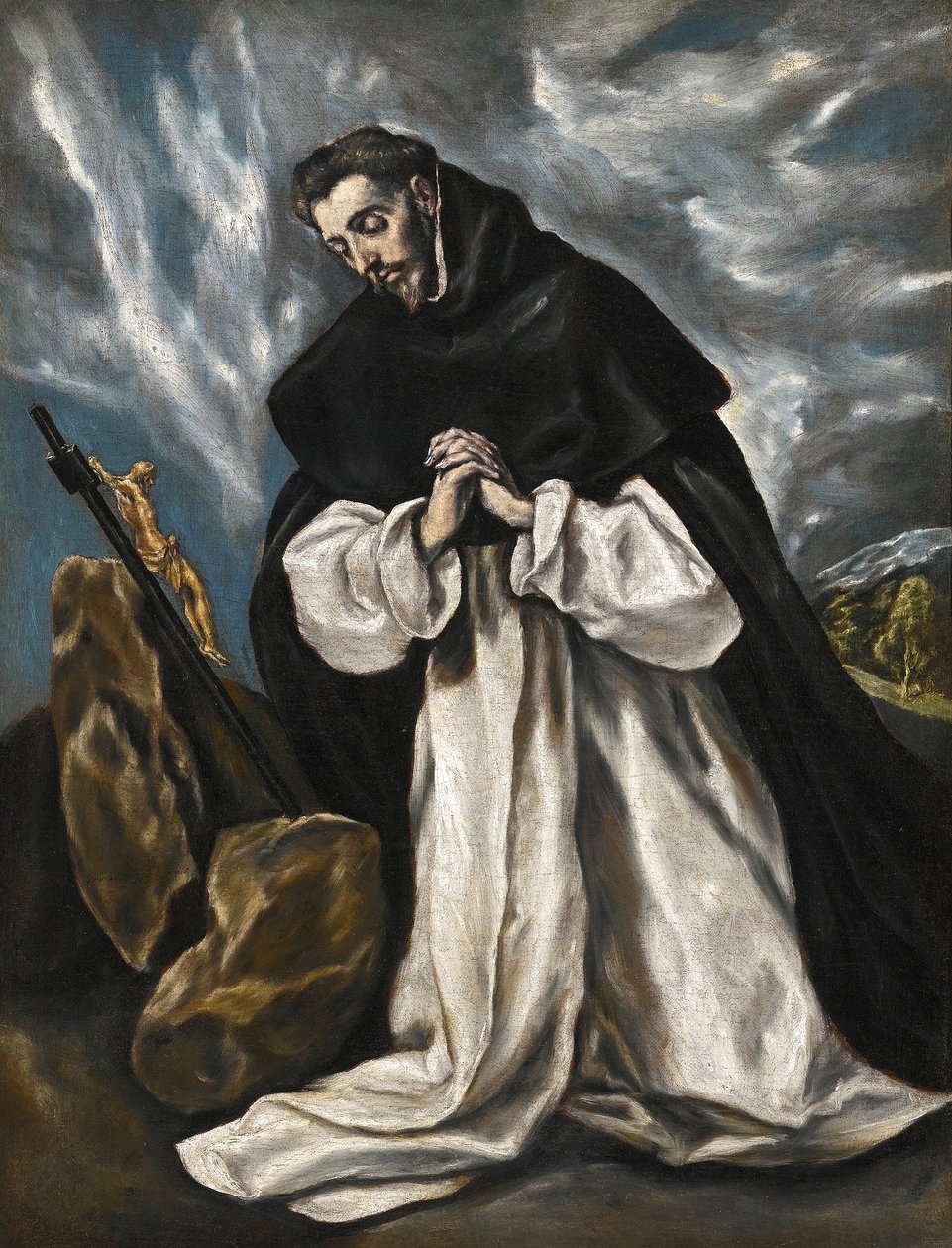 Der heilige Dominikus im Gebet von El Greco