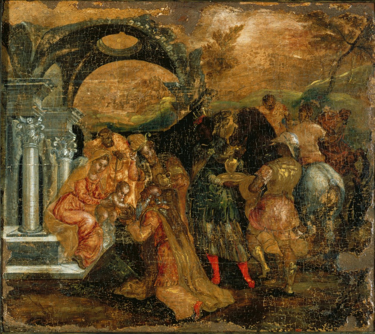 Die Anbetung der Könige, 1565-1567 von El Greco