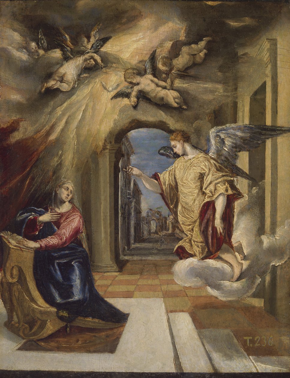 Die Verkündigung von El Greco