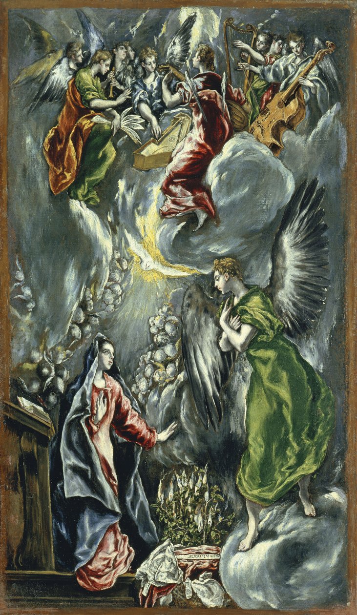 Die Verkündigung, ca. 1596-1600 von El Greco