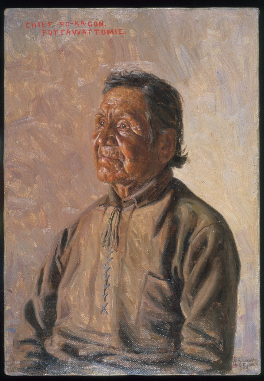 Häuptling Po-Ka-Gon von Elbridge Ayer Burbank