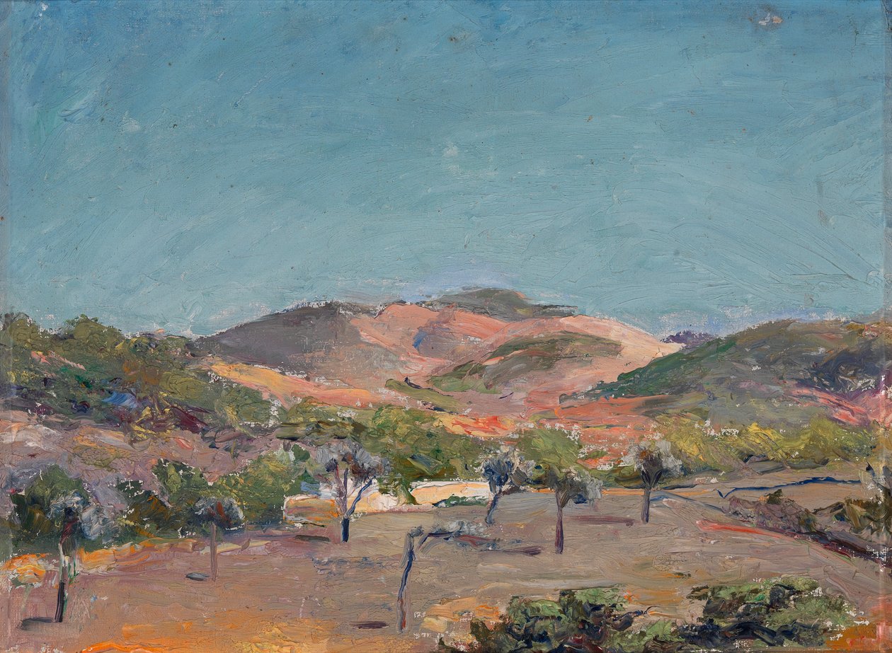 Hügel mit Bäumen, n.d. von Eleanor Harris
