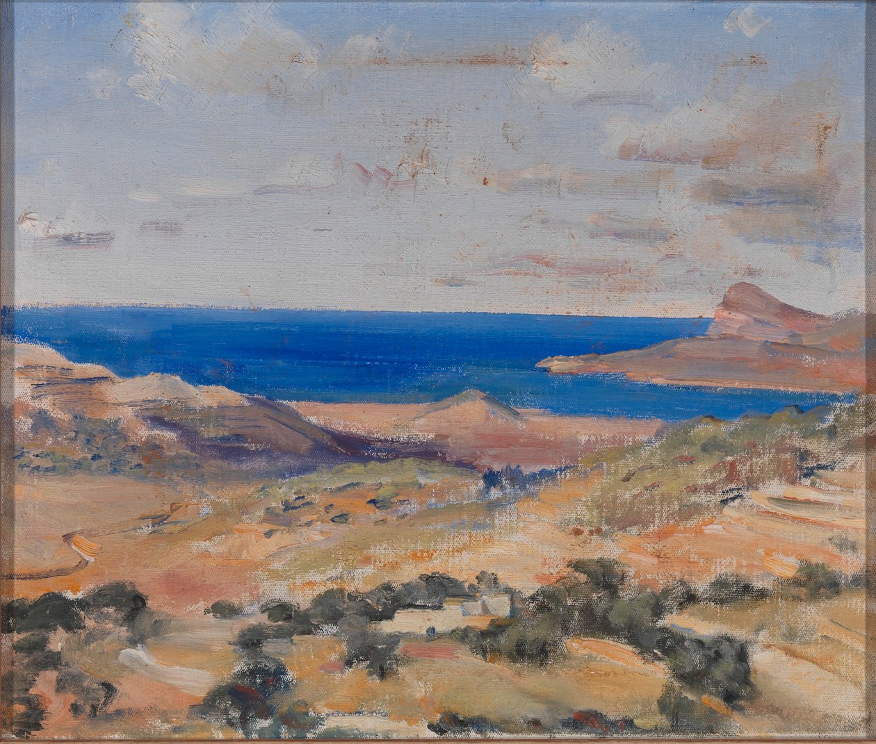Küste mit blauem Meer von Eleanor Harris