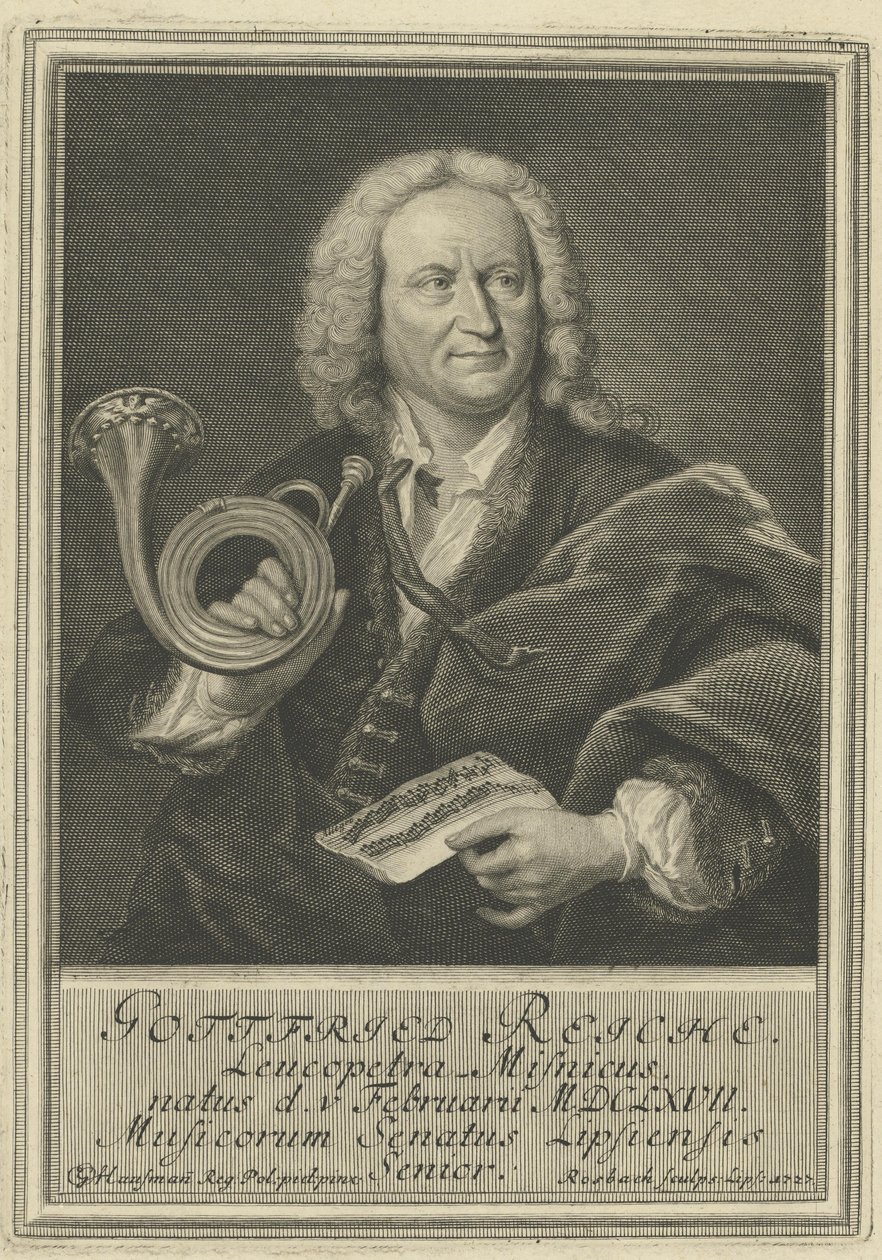 Gottfried Reiche von Elias Gottleib Haussmann