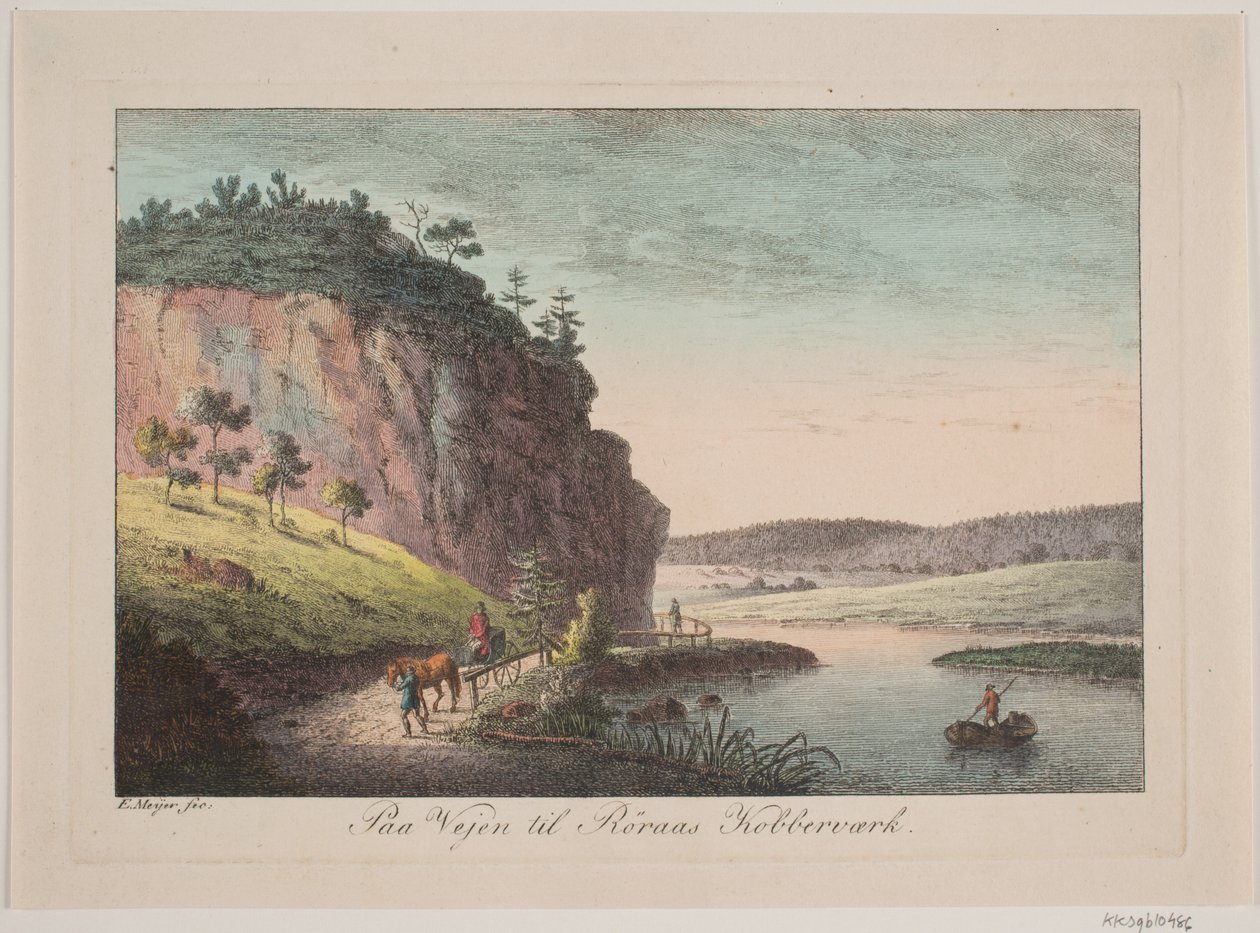 Auf dem Weg zum Røros Kupferwerk von Elias Meyer