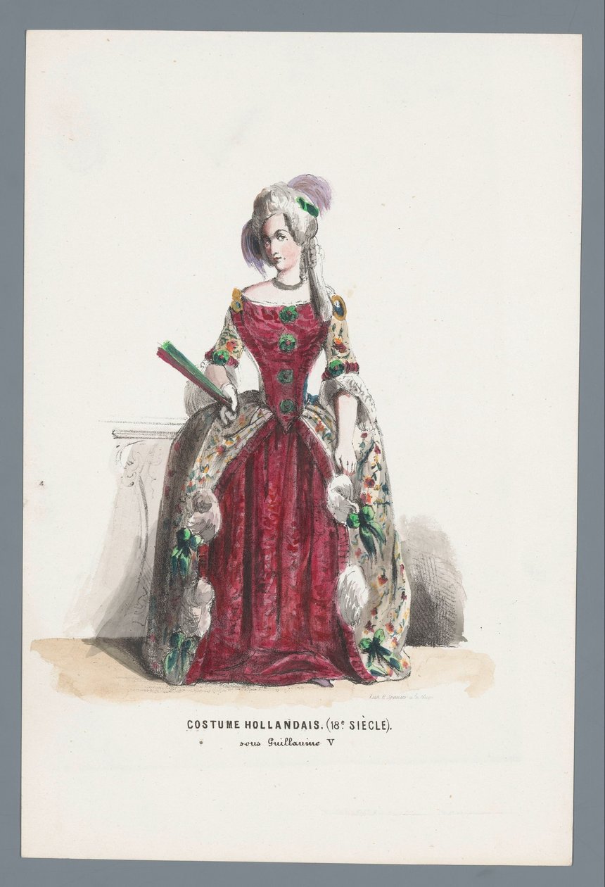 Holländische Tracht. (18. Jahrhundert). unter Wilhelm V. von Elias Spanier
