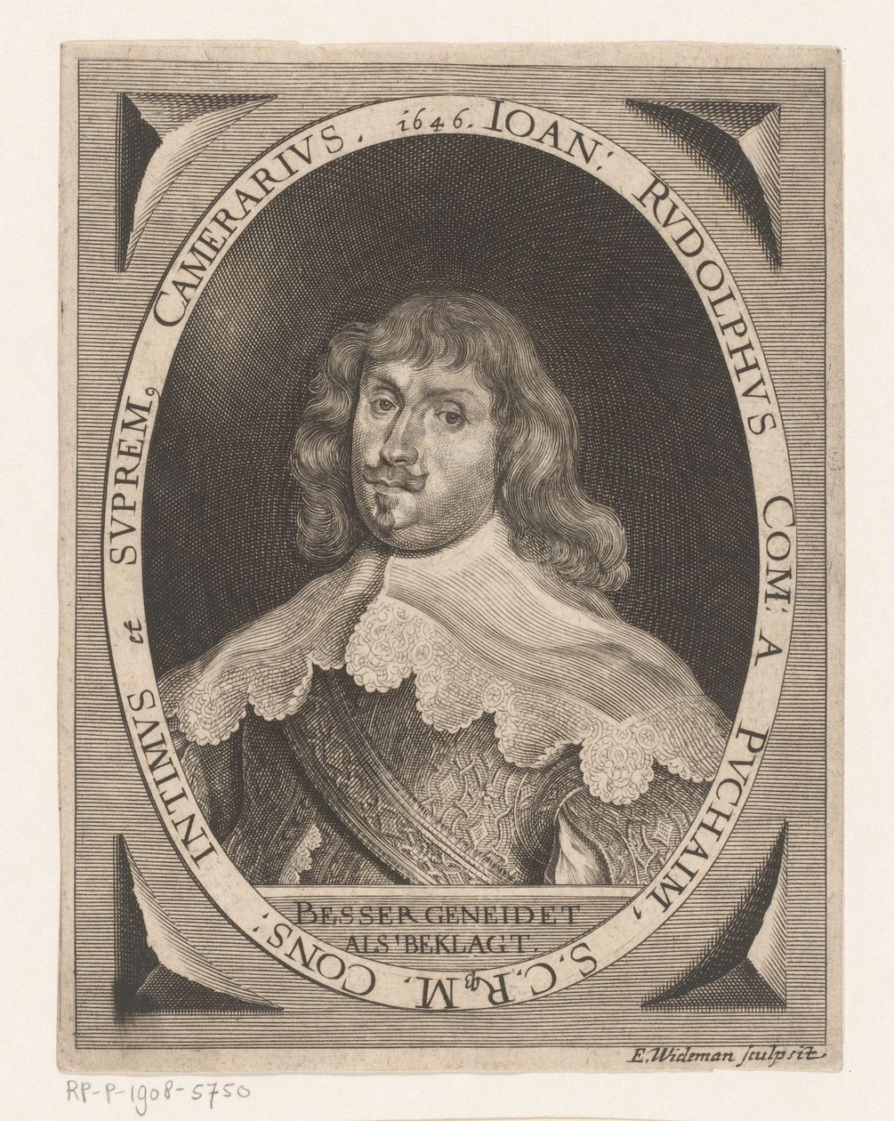 Porträt von Johann Rudolph von Puchaim von Elias Widemann