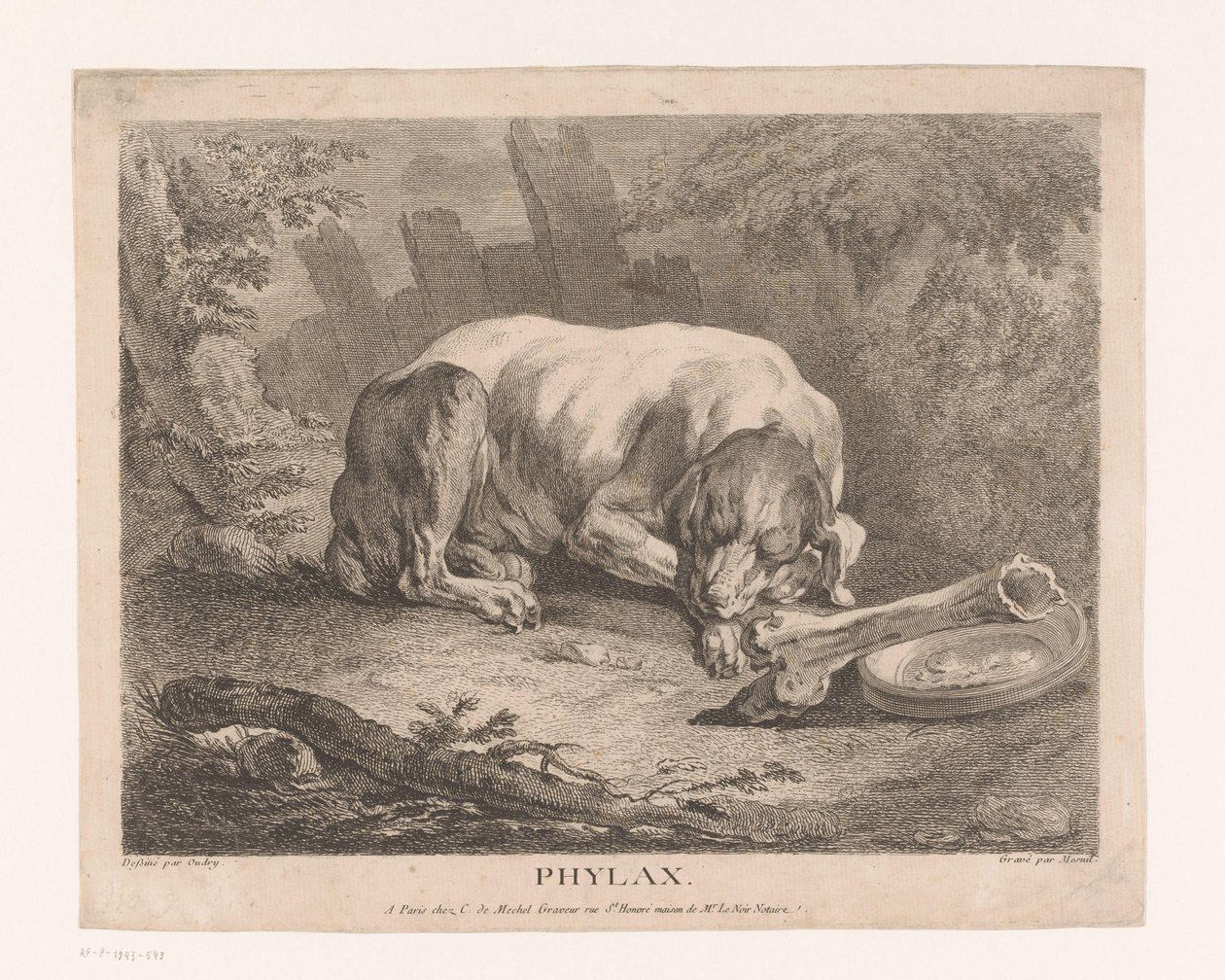 Schlafender Hund von Élie du Mesnil