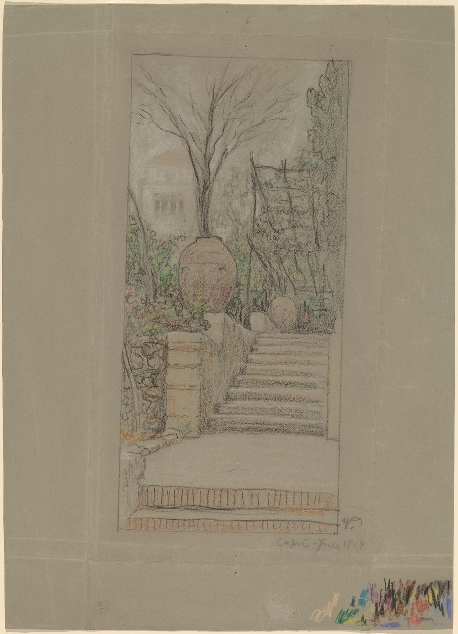 Capri, 1914 von Elihu Vedder