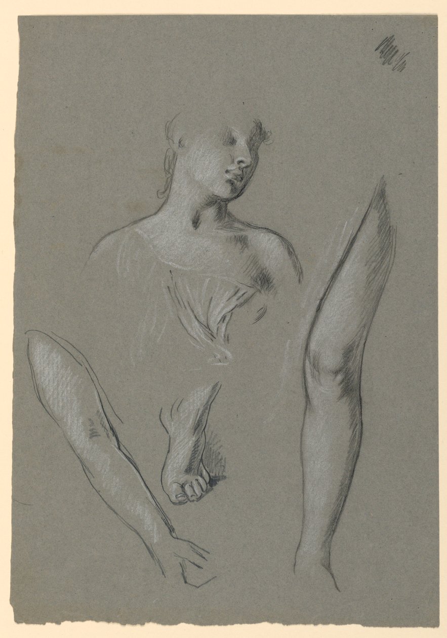 Details von Figurenstudien von Elihu Vedder