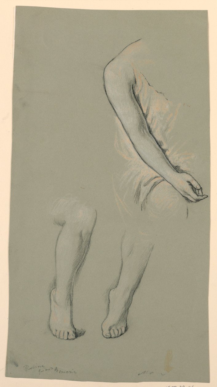 Zeichnung, Figurdarstellungen, ca. 1885 von Elihu Vedder