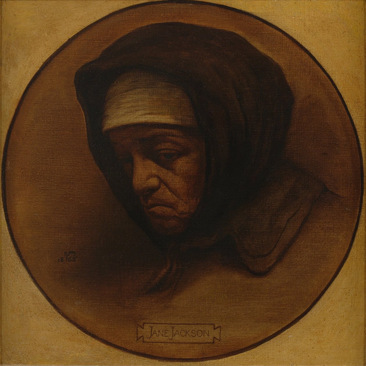 Jane Jackson, 1865 von Elihu Vedder