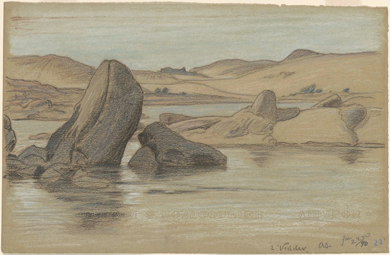 Nilreise Nr. 22 (1890) von Elihu Vedder