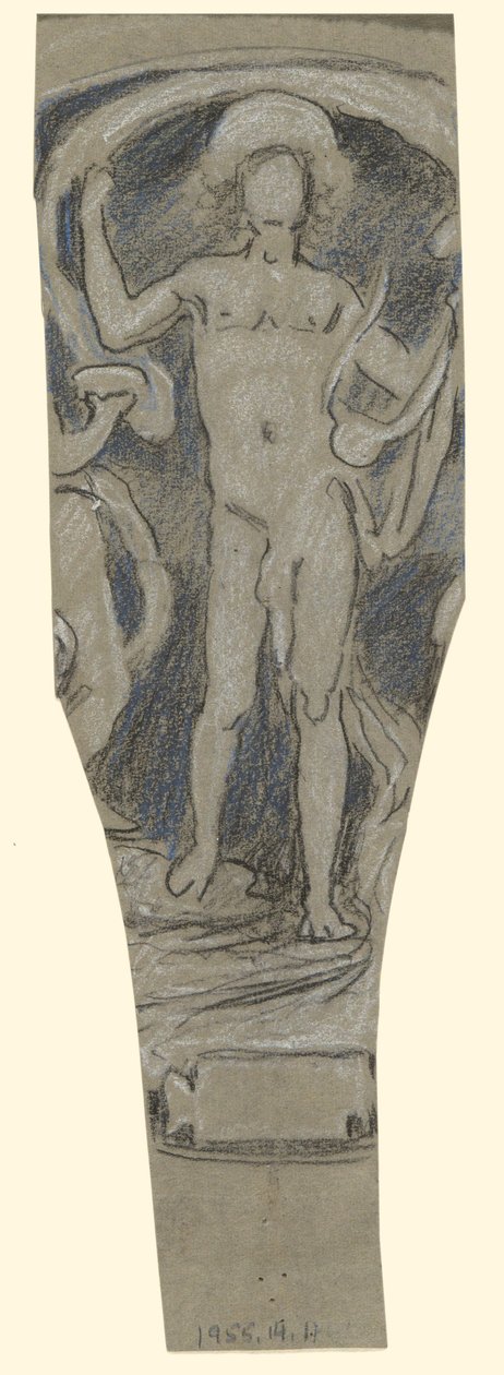 Studie für Apollo von Elihu Vedder