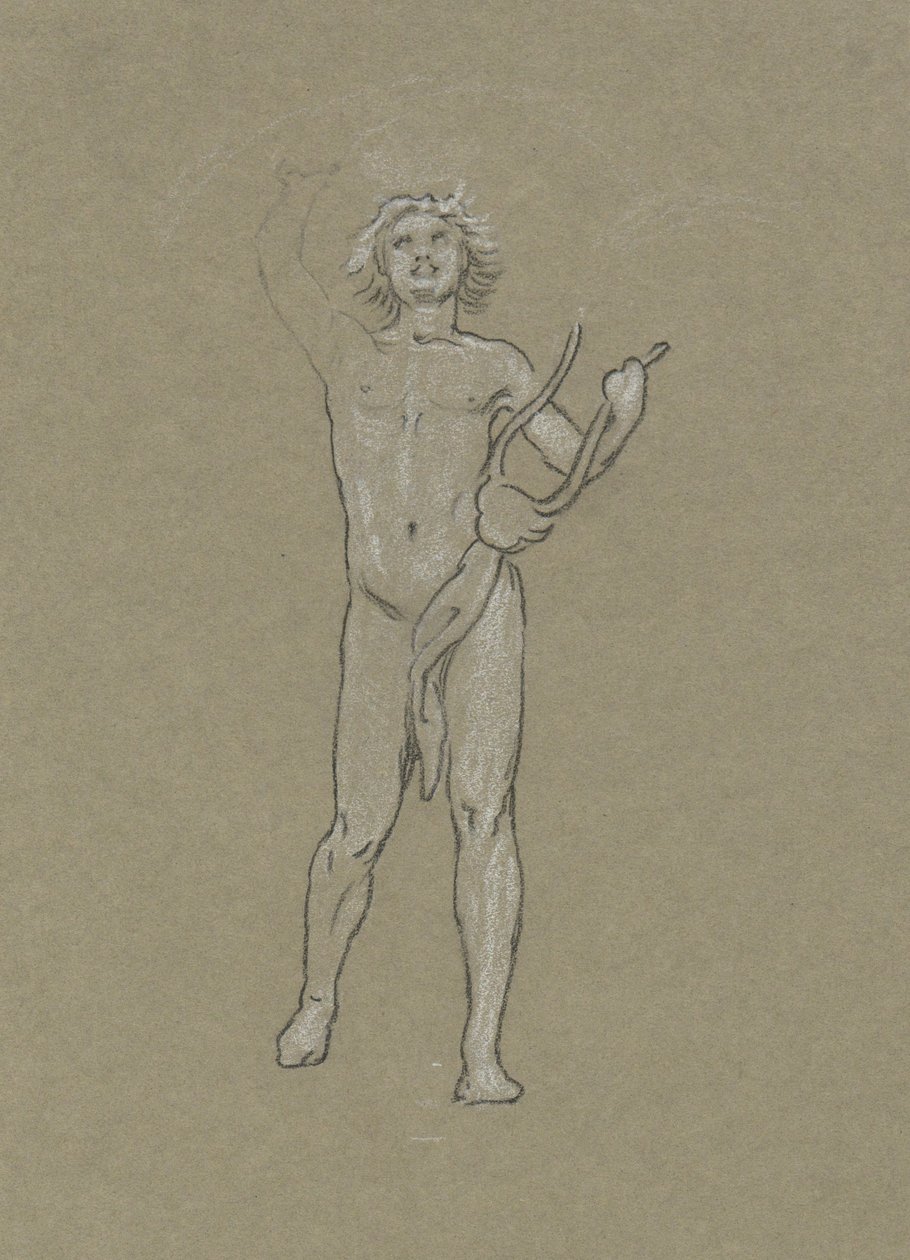 Studie für Apollo von Elihu Vedder
