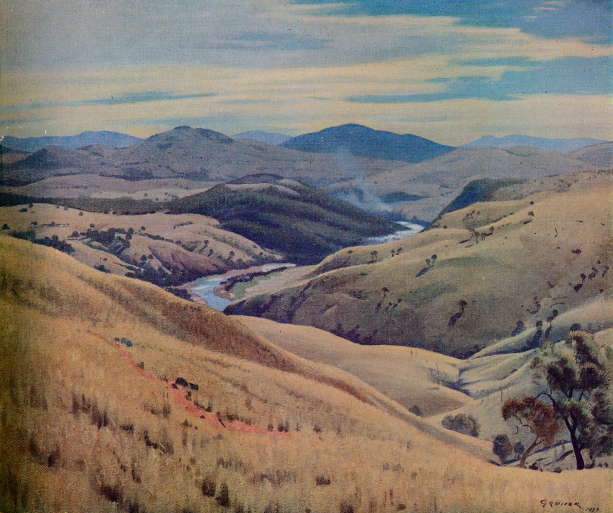 Weetangra, Canberra, 1937 von Elioth Lauritz Leganyer Gruner