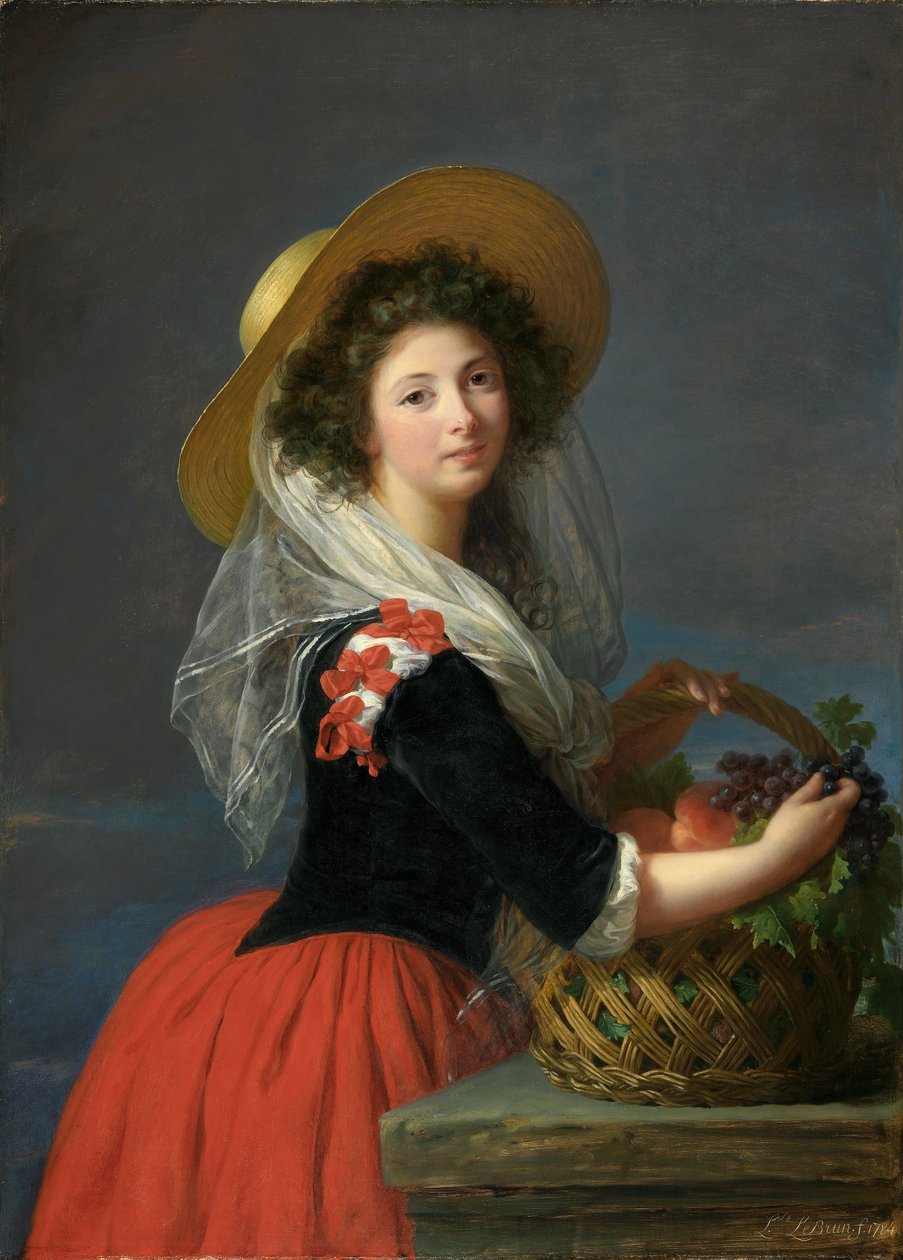 Porträt von Marie Gabrielle de Gramont, Duchesse de Caderousse von Elisabeth Louise Vigee Lebrun