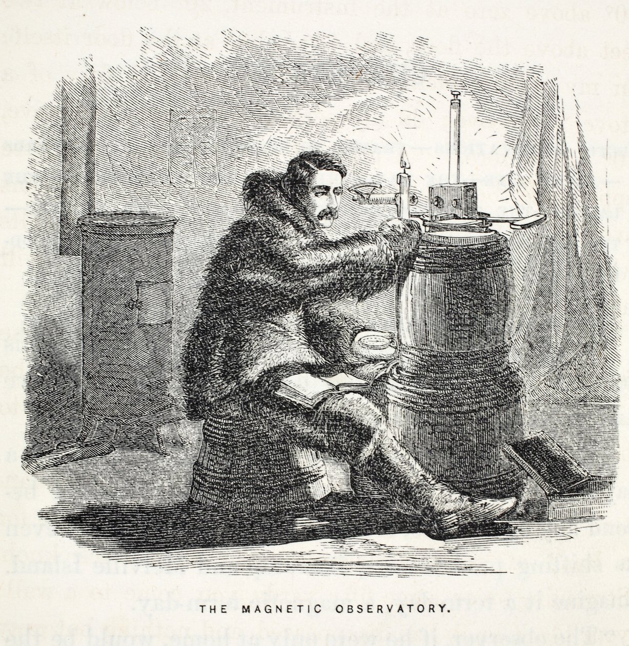 Das Magnetobservatorium, Illustration aus 