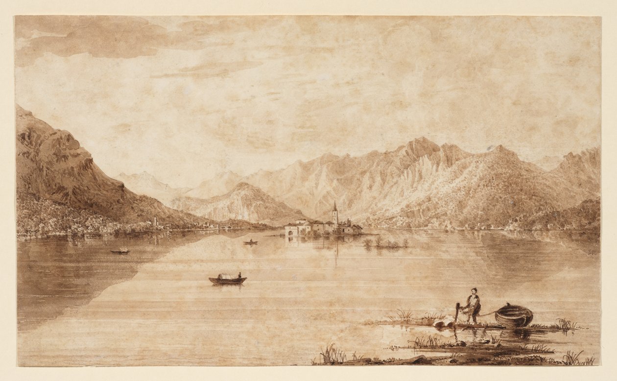 Lago Maggiore & Isola Superiore von Elizabeth Frances Batty